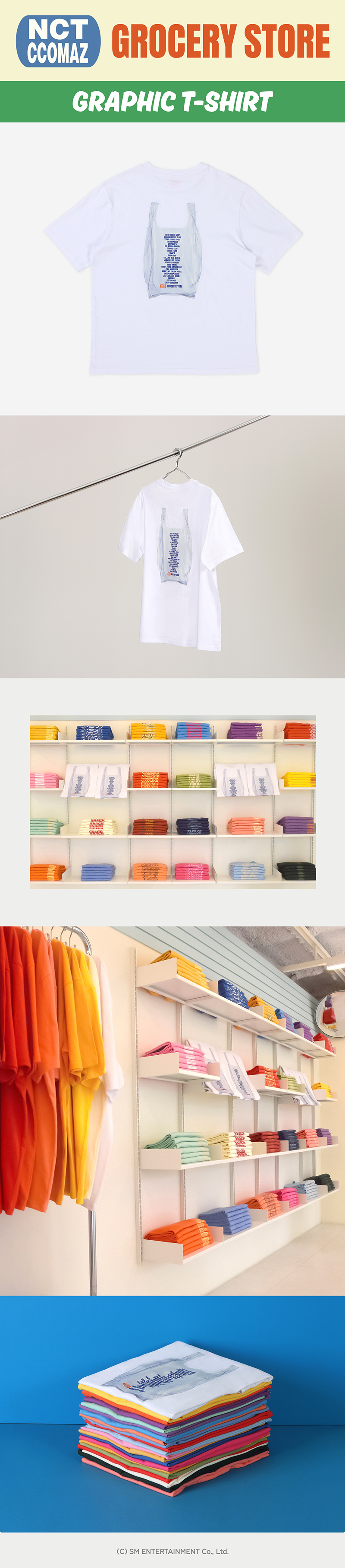 ktown4u.com : NCT - GRAPHIC T-SHIRT [NCT CCOMAZ GROCERY